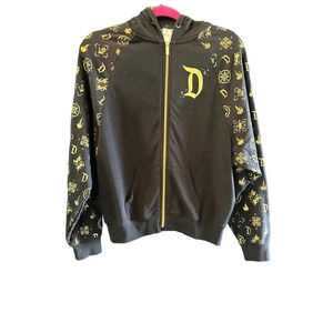 Disney Women's Black Long Sleeve Sleeping Beauty Castle Full Zip‎ Hoodie Size XS